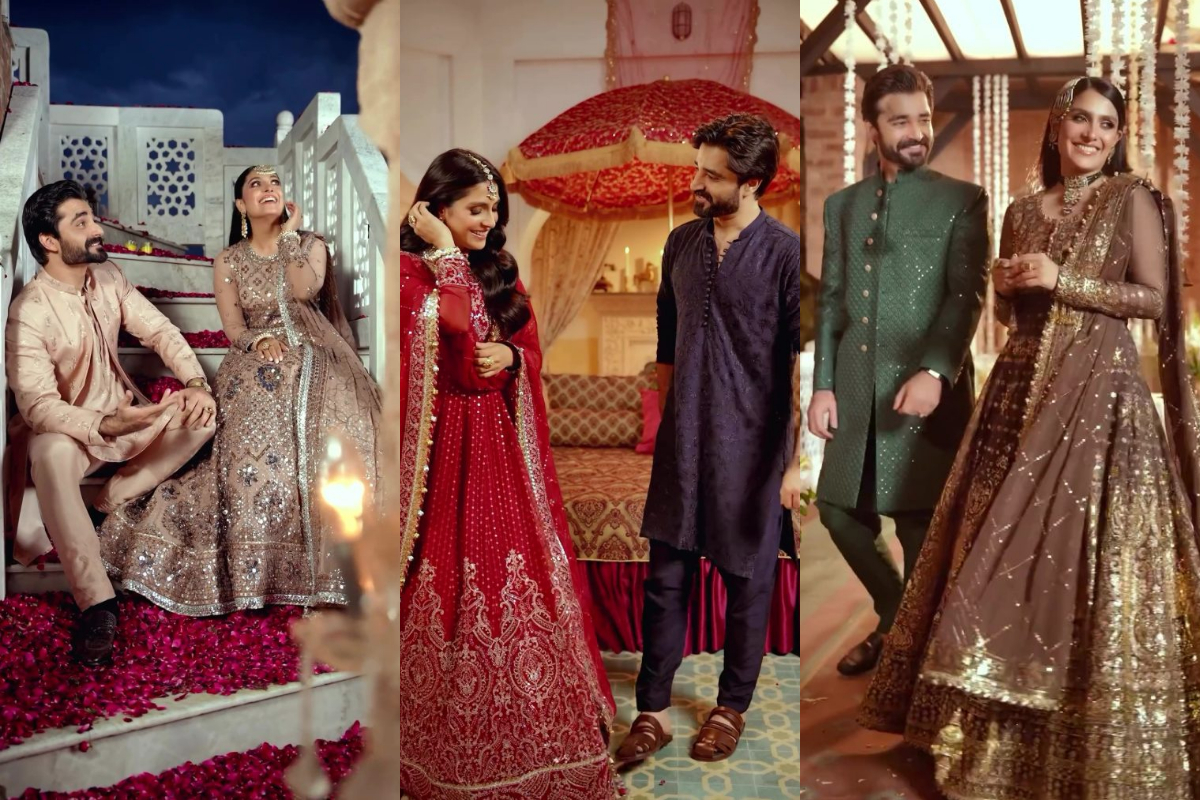 Ayeza Khan and Hamza Ali Abbasi recreate Jaan-e-Jahan's magic with a Photoshoot