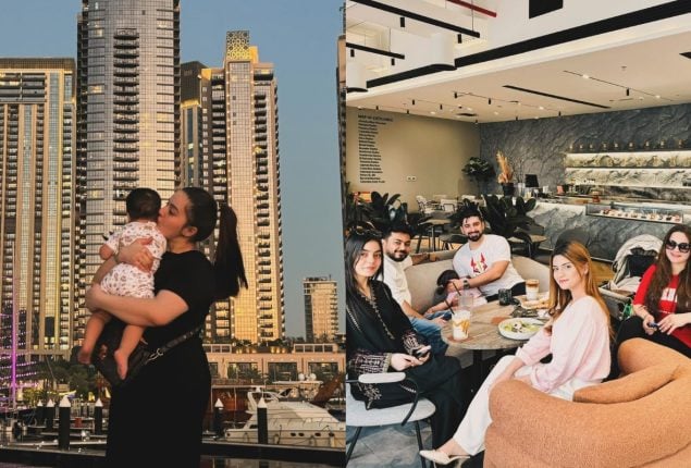 Aiman Khan shares a glimpse of her Dubai vacation with family