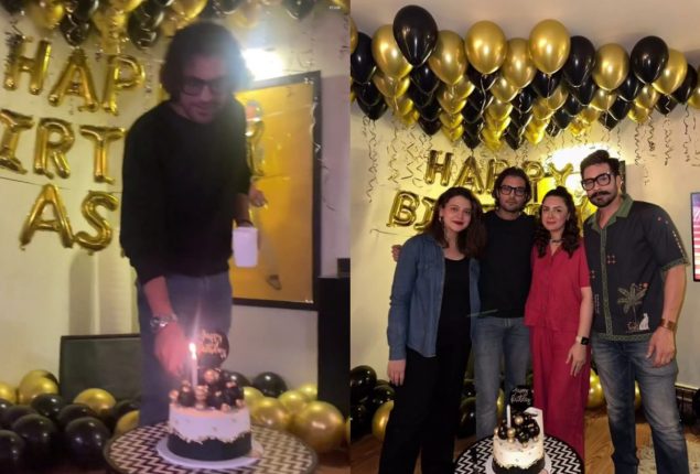 Asad Siddiqui enjoys birthday Celebrations with family and friends