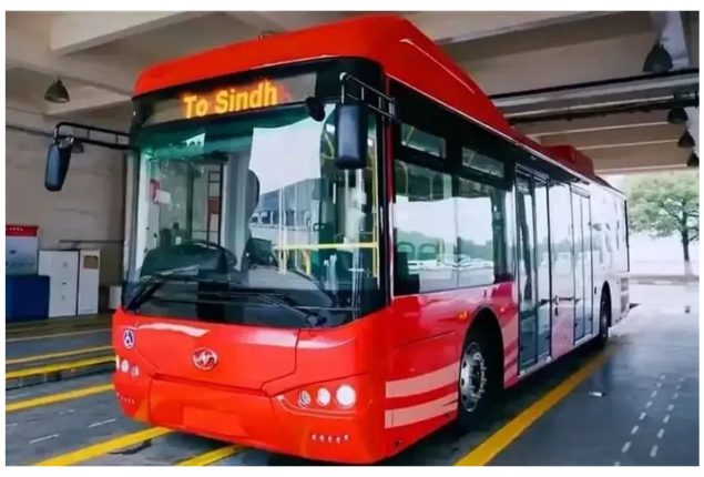 Red Bus Service Launched in Mirpur Khas by Sindh Senior Minister Sharjeel Memom