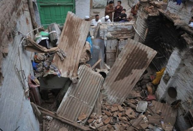 Father, son killed after roof collapse due to rain in Malakand