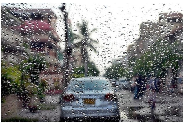Rain in Peshawar