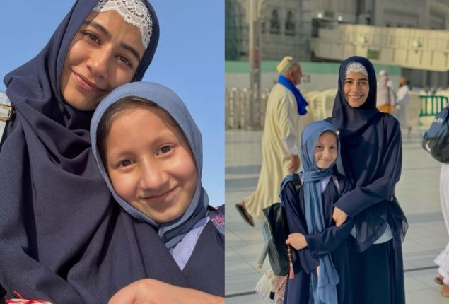 Syra Yousuf celebrates her daughter's birthday with Umrah journey - BOL News