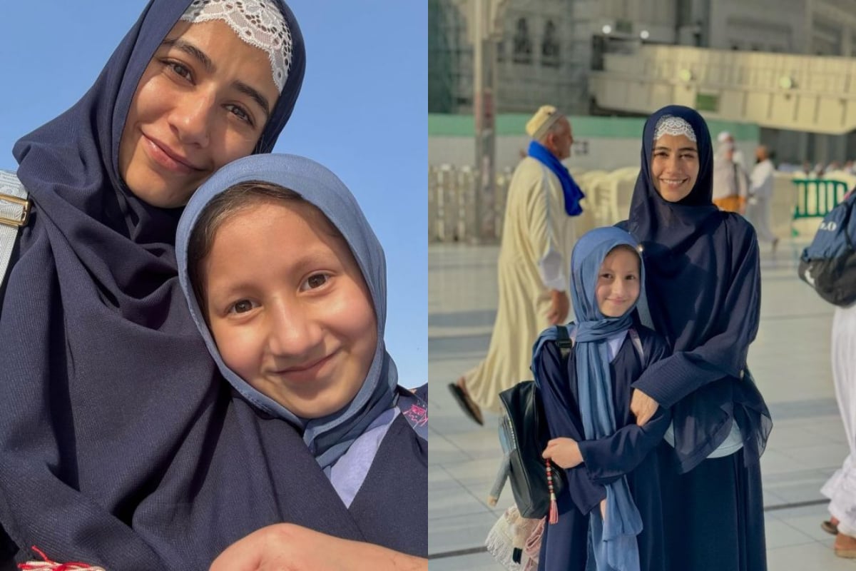 Syra Yousuf celebrates her daughter's birthday with Umrah journey