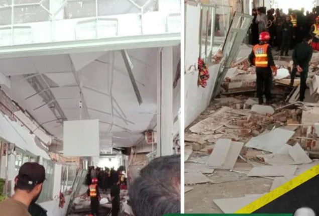 Two die, nine other injured as roof of hospital collapsed in Gujrat