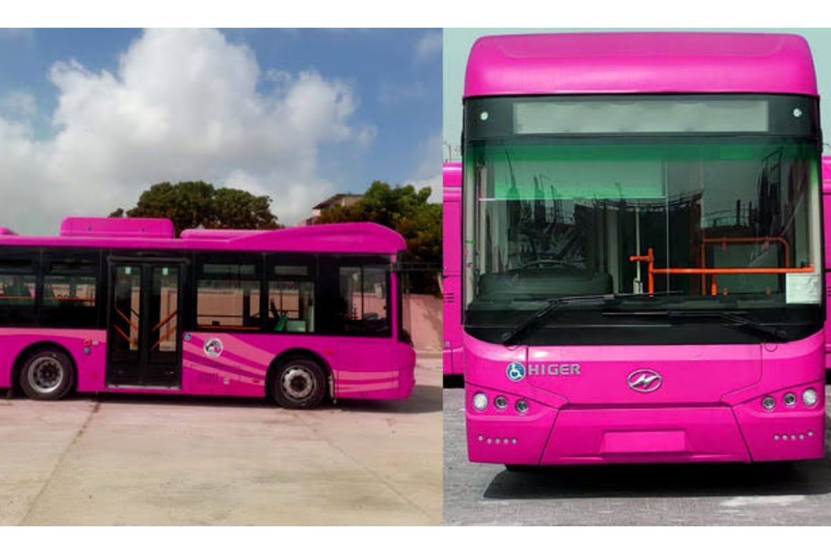Pink Bus Service Karachi Routes and Timings