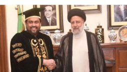 Sindh Governor Kamran Tessori on Tuesday awarded an honorary degree of doctorate in philosophy (PhD) to Iran President Ebrahim Raisi.