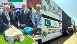 Pakistan dispatches 8th tranche of humanitarian assistance for Gaza