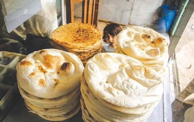 KP govt announces cut of Rs5 in price of Roti
