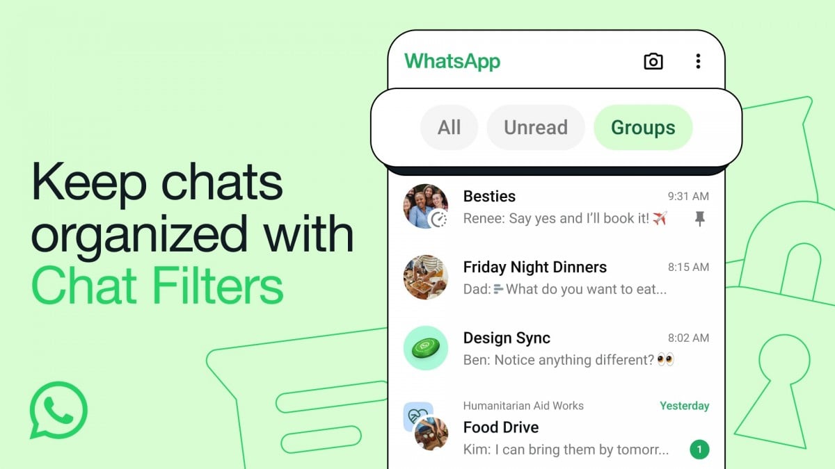 WhatsApp Introduces Chat Filters for Enhanced Messaging Experience