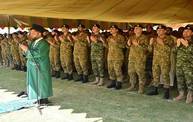 Namaz-e-Janaza of martyred soldiers offered in Peshawar