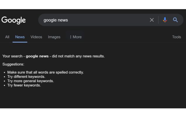 Google News Service Unavailable in Pakistan