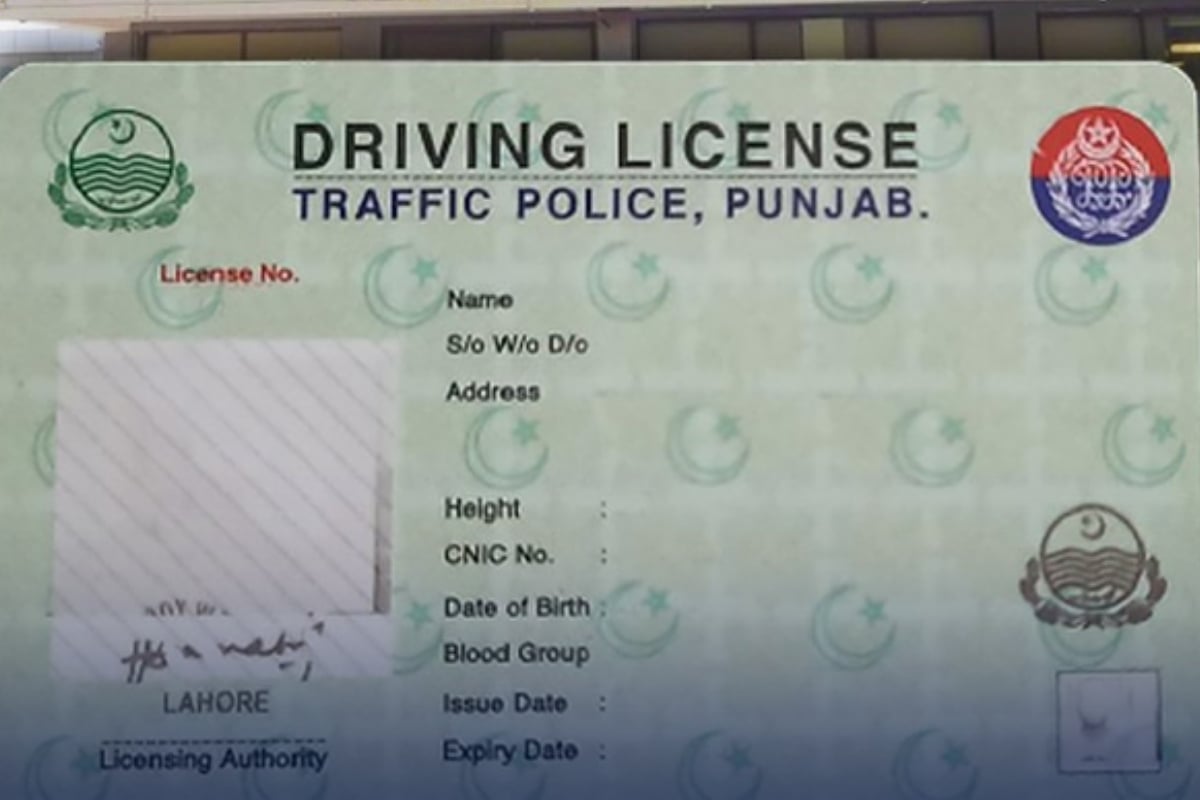 Car driving license fee