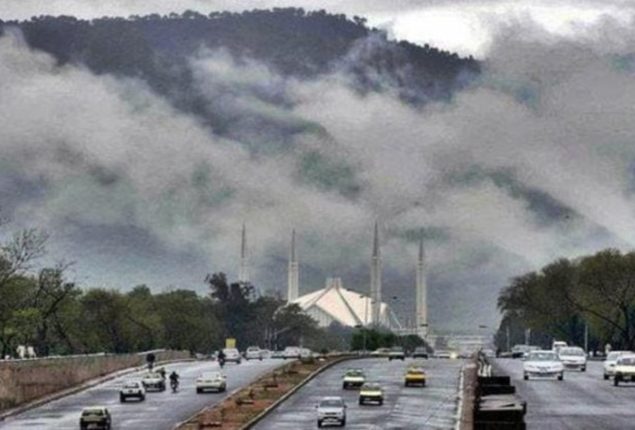 More rains & gusty winds predicted in Islamabad, Rawalpindi As per the Pakistan Meteorological Department (PMD), a westerly wave prevails over the upper parts of Pakistan. It will likely persist during the next 24 hours. Under these conditions, rain-wind/thunderstorms are likely in Chitral, Dir, Swat, Abbottabad, Mansehra, Balakot, Kohistan, Buner, Batgram, Malakand, Peshawar, Bajaur, Khyber and Kurram on Sunday evening/night. Partly cloudy weather is likely elsewhere in the province. On Monday and Tuesday, mainly hot and dry weather is expected in Peshawar and most parts of Khyber Pakhtunkhwa. Peshawar’s maximum temperatures will likely remain between 37-39°C on Monday and Tuesday. Meanwhile, hot and dry weather prevailed over most parts of Khyber Pakhtunkhwa during the last 24 hours. However, rain-wind/thunderstorms occurred in parts of the province. Rainfall (mm): Malam Jabba 27, Mir Khani 26, Kalam 23, Chitral 16, Drosh 15, Parachinar 14, Dir (Upper 10, Lower 09), Pattan 08, Saidu Sharif 05, Dera Ismail Khan (City 02, Airport 01), Balakot, Cherat 01 Peshawar remained the hottest place in the province where maximum temperature was recorded at 37°C. Relative humidity during the morning was recorded at 42 per cent.