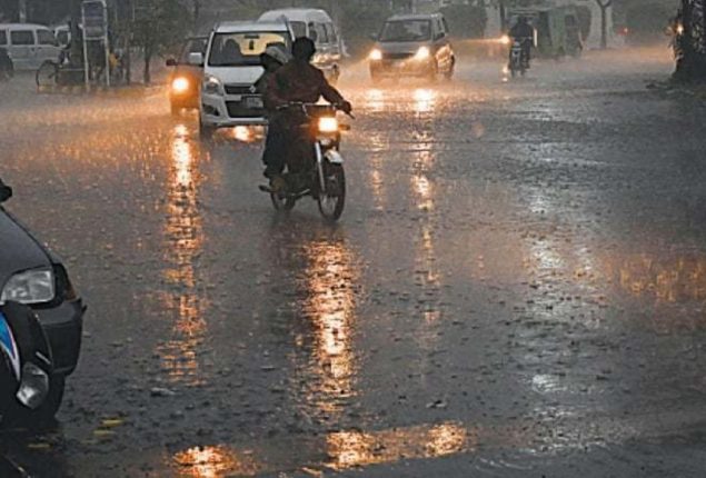 Heavy rainfall predicted in Pakistan tonight