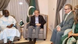 Foreign Minister Ishaq Dar reaches Gambia to attend OIC summit