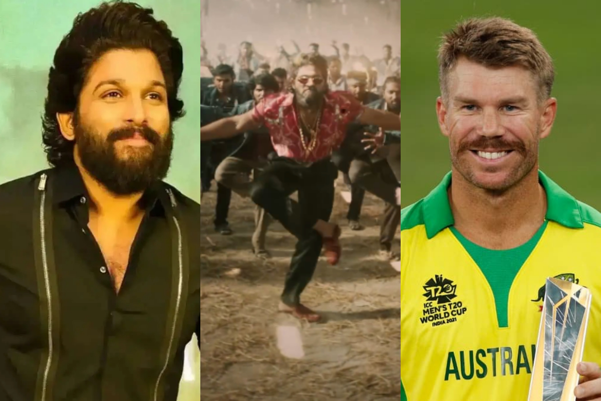 Allu Arjun wants to teach "Pushpa Pushpa" hook step to Australian cricketer David Warner