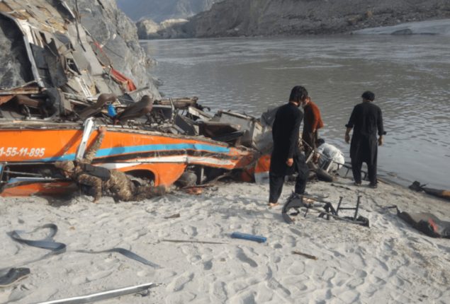 20 died, 21 others were injured in Chilas bus accident 