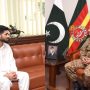 Boxer Amir Khan, martial arts champion Shahzaib Rind meet COAS   