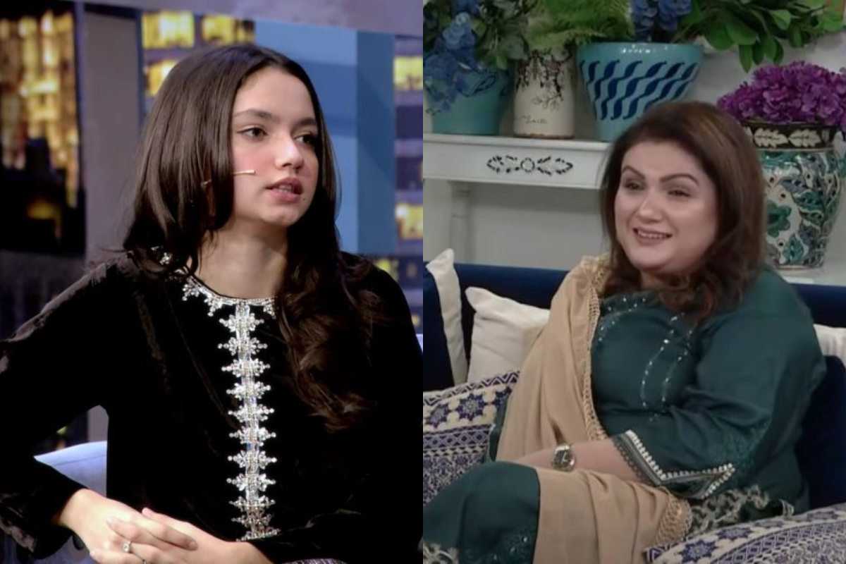 Why Aina Asif's mother plays a role in her career choices?