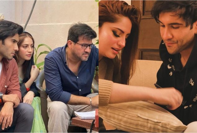 Feroze Khan and Neelam Muneer share BTS moments after wrapping ‘Khumar’