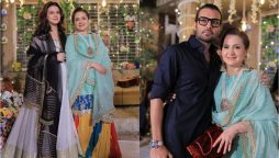 Zara Noor Abbas HD pictures from her daughter’s birth celebrations