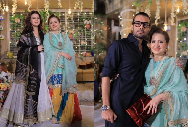 Zara Noor Abbas HD pictures from her daughter’s birth celebrations