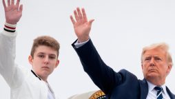 Donald Trump’s youngest son entered politics with the Republican convention