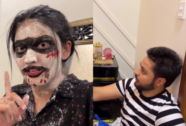 Iqra Kanwal faces criticism for doing horror prank on husband