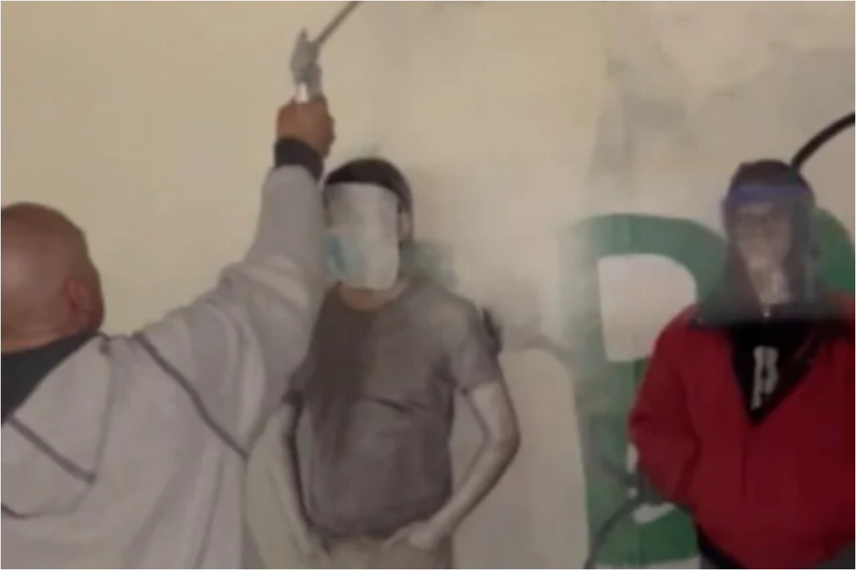US University contractors accused of spray-painting Pro-Palestine protesters faces