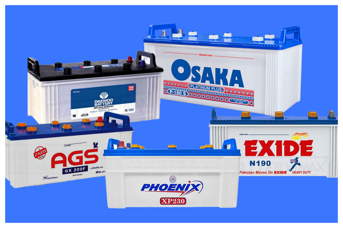2024 Prices for UPS and Solar Batteries in Pakistan