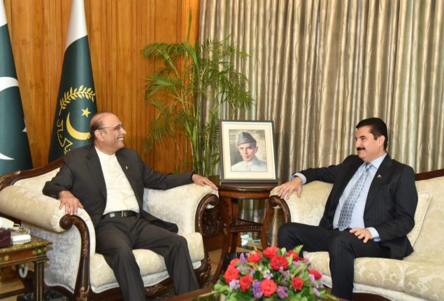KP Governor Kundi calls on President Zardari