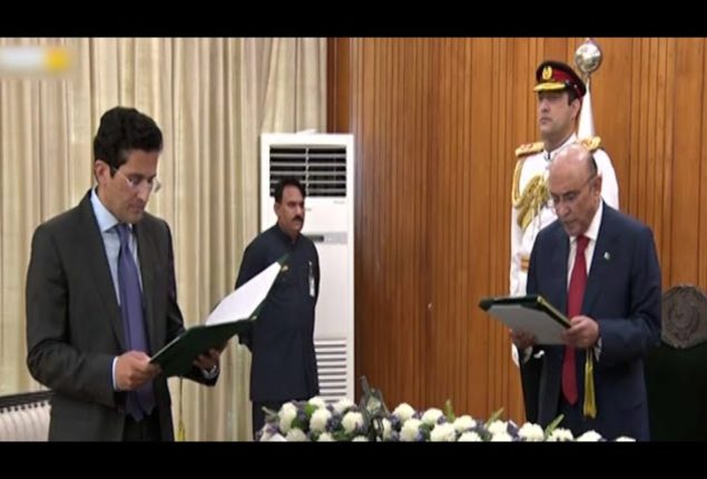 Ali Pervaiz sworn in as Minister of State