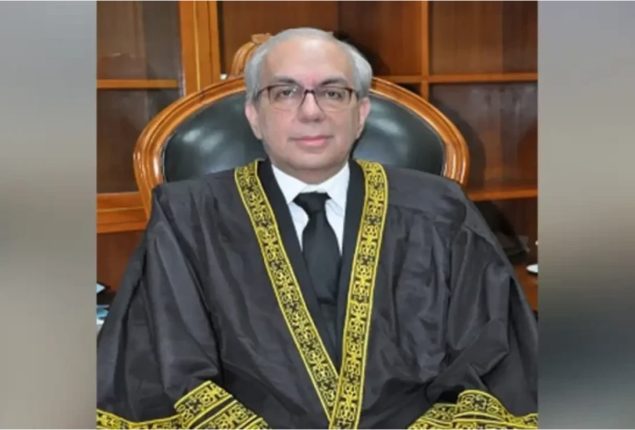 Justice Munib Akhtar takes oath as acting Chief justice