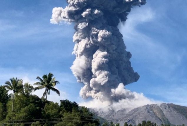 Indonesia’s Mount Ibu eruption, seven villages evacuated