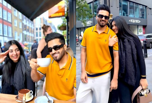 Sarah Khan & Falak Shabir shares charming new clicks from London