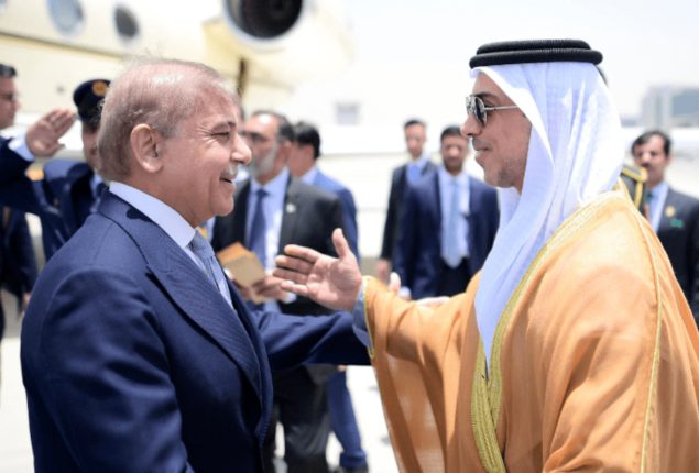 PM Shehbaz arrives in UAE on ‘important’ visit