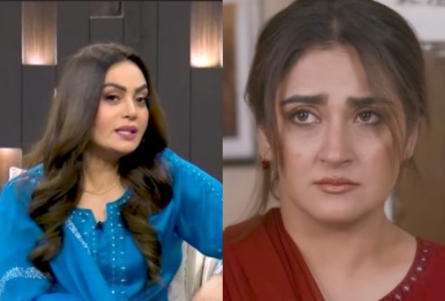 Sadia Imam give makeup advice to Hiba Bukhari on her “Jaan Nisar” look