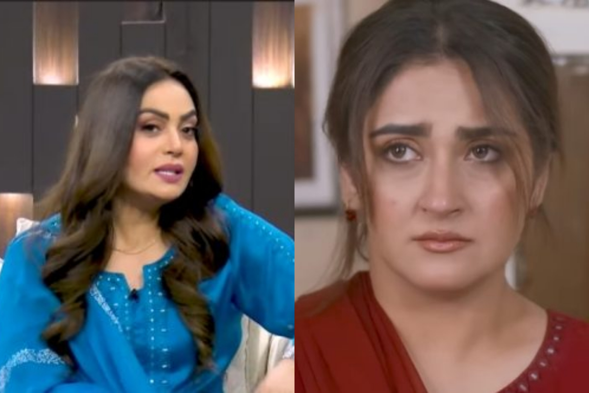 Sadia Imam give makeup advice to Hiba Bukhari on her “Jaan Nisar” look