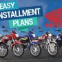 Honda CD 70, CG 125, and Pridor Installment Plans- May 2024