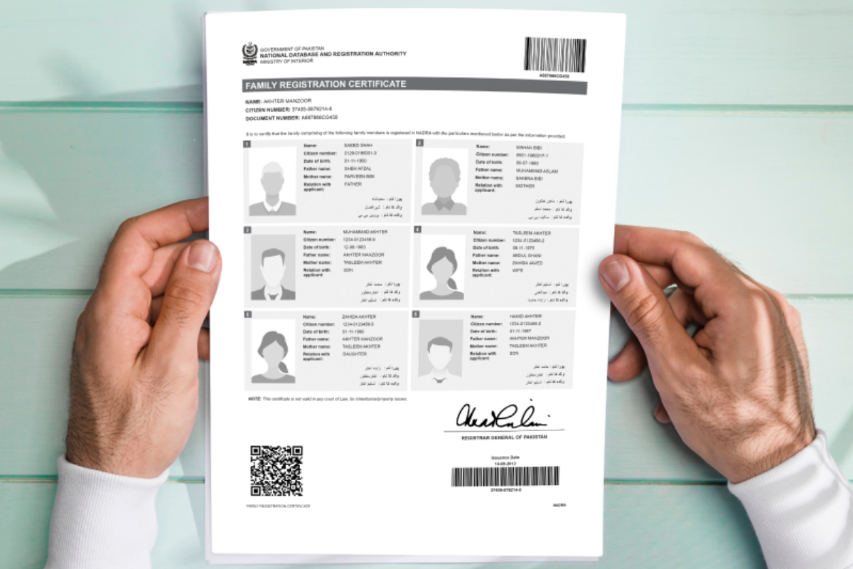 NADRA FRC latest fee in Pakistan - January 2025