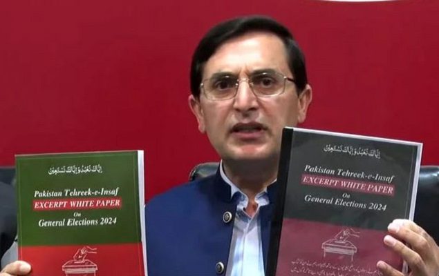 PTI demands judicial commission on electoral irregularities in Feb 8 elections