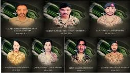 Captain, six soldiers embrace martyrdom after IED goes off