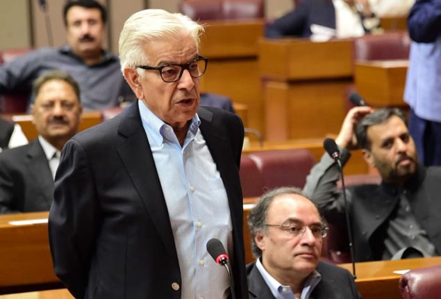 Azm-e-Istehkam operation: Khawaja Asif asks Opp to present suggestions