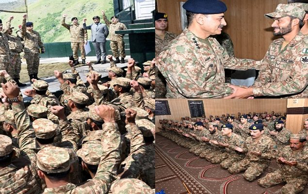 COAS spends Eid-ul-Azha with troops on LoC