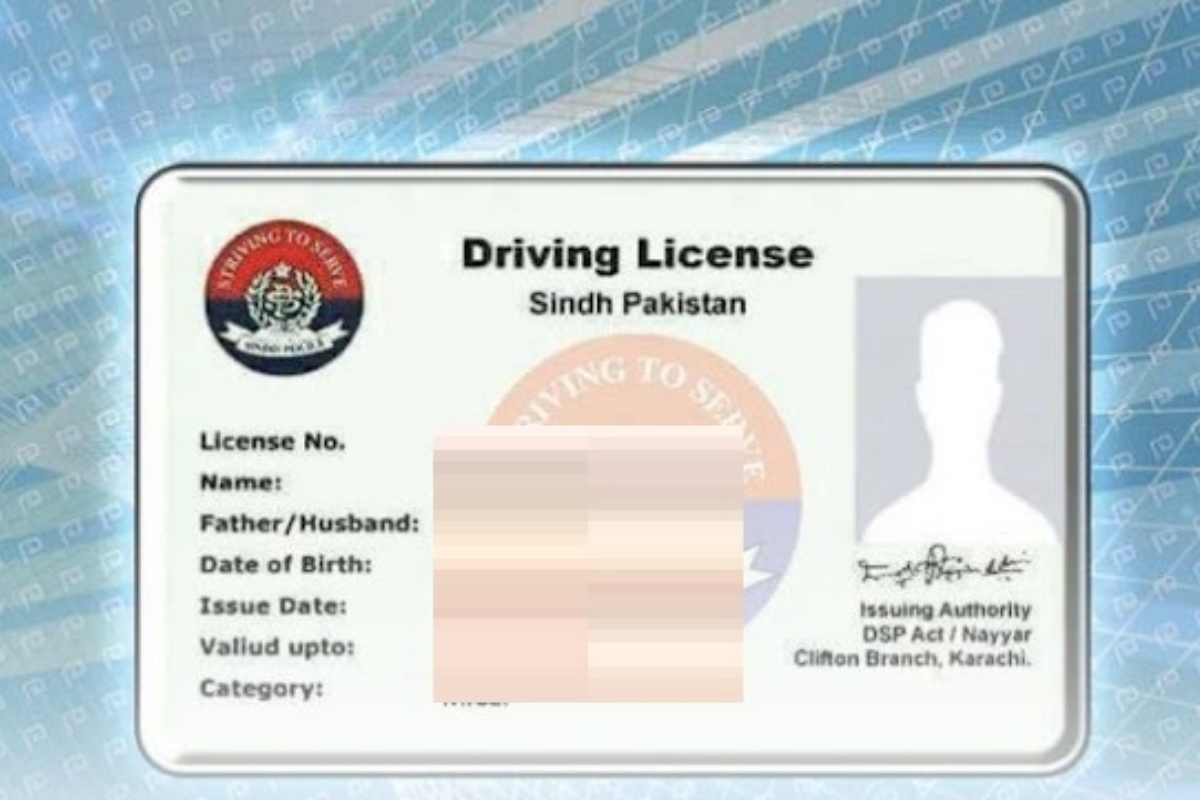 Sindh driving license