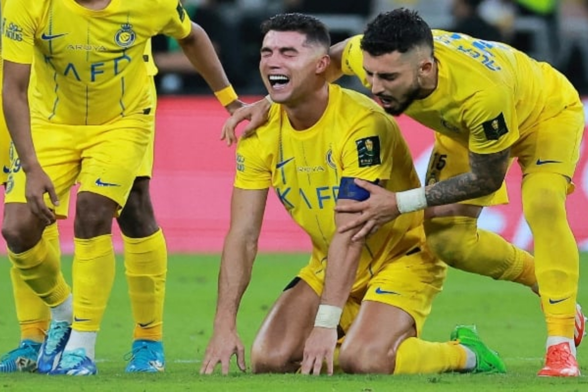 Cristiano Ronaldo in tears after missing out King's Cup dream