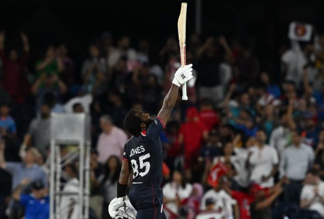 Aaron Jones stars as USA thrashes Canada in T20 World Cup opener