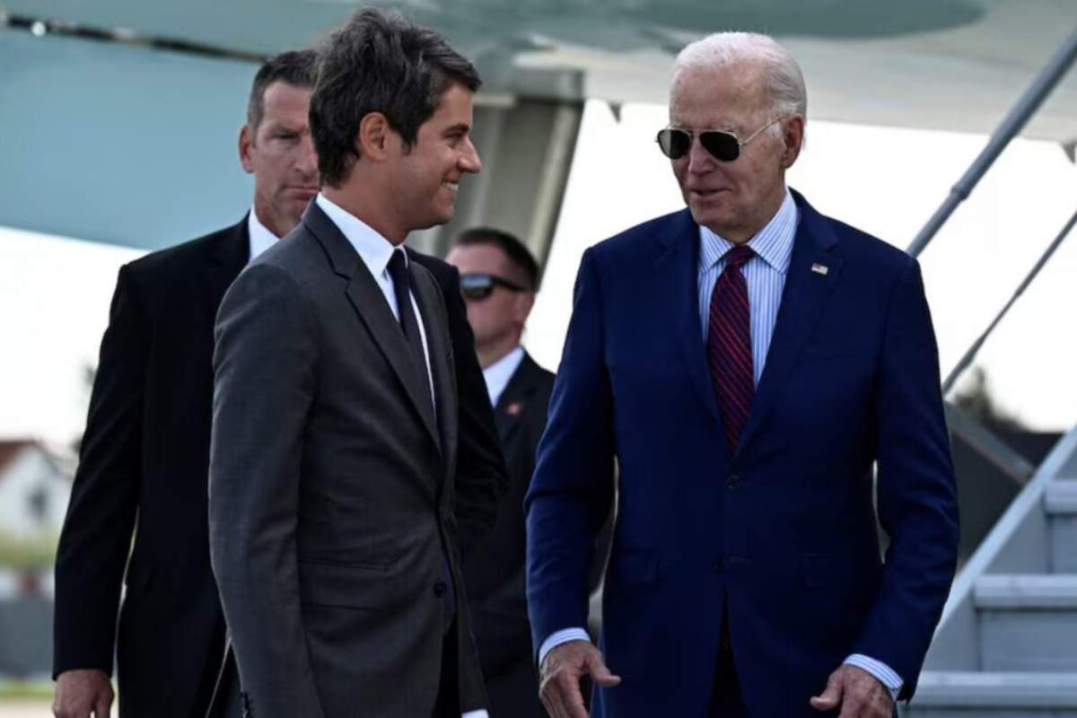 Joe Biden arrives in France for D-Day anniversary and democracy speech