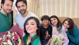 Javeria Saud celebrates midnight birthday bash with Family and Friends